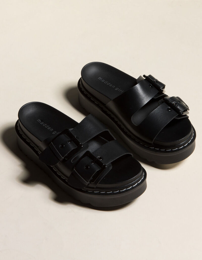 madden girl 2 buckle flatform