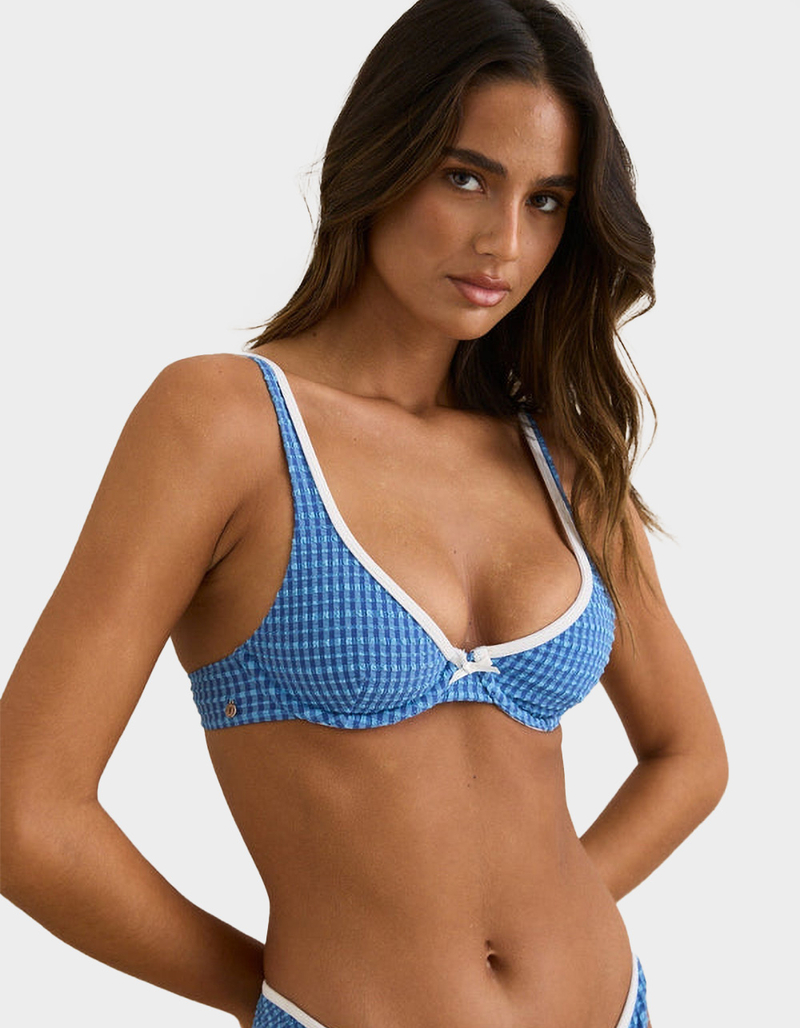 RHYTHM Lola Check Underwire Bikini Top image number 0