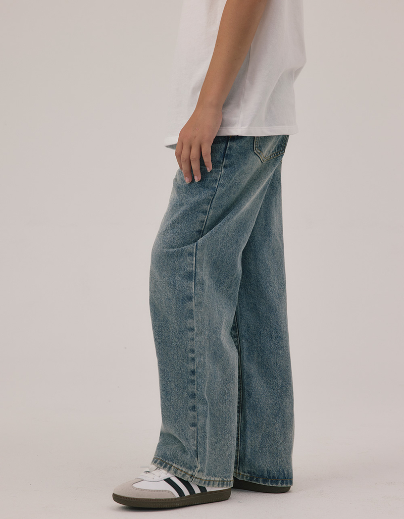 RSQ Boys Embroidered Extra Baggy Jeans image number 3