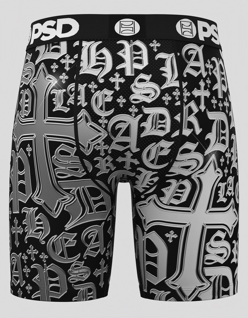 PSD Chrome Letters Mens Boxer Briefs image number 3