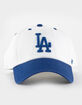 47 BRAND Los Angeles Dodgers Cooperstown Double Header Diamond '47 Clean Up Strapback Hat image number 2