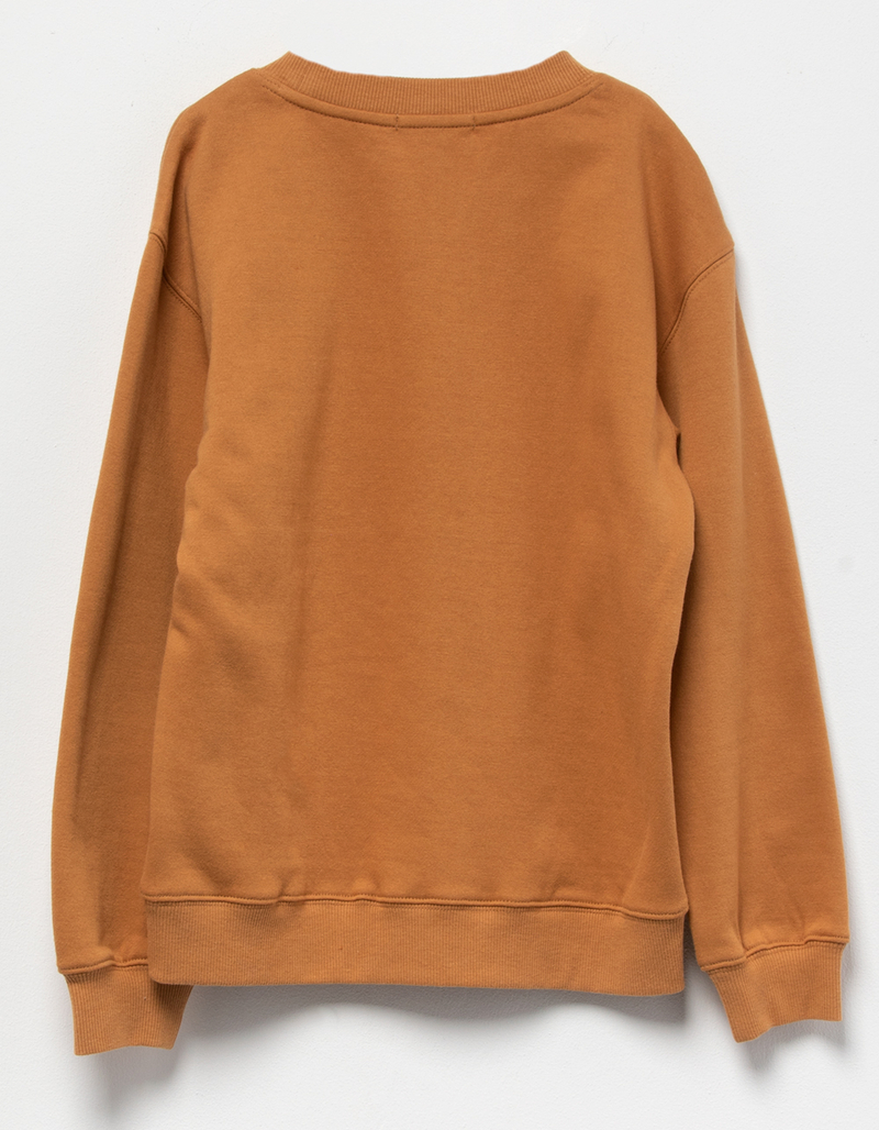 FULL TILT Butterfly Girls Oversized Crewneck Sweatshirt image number 1