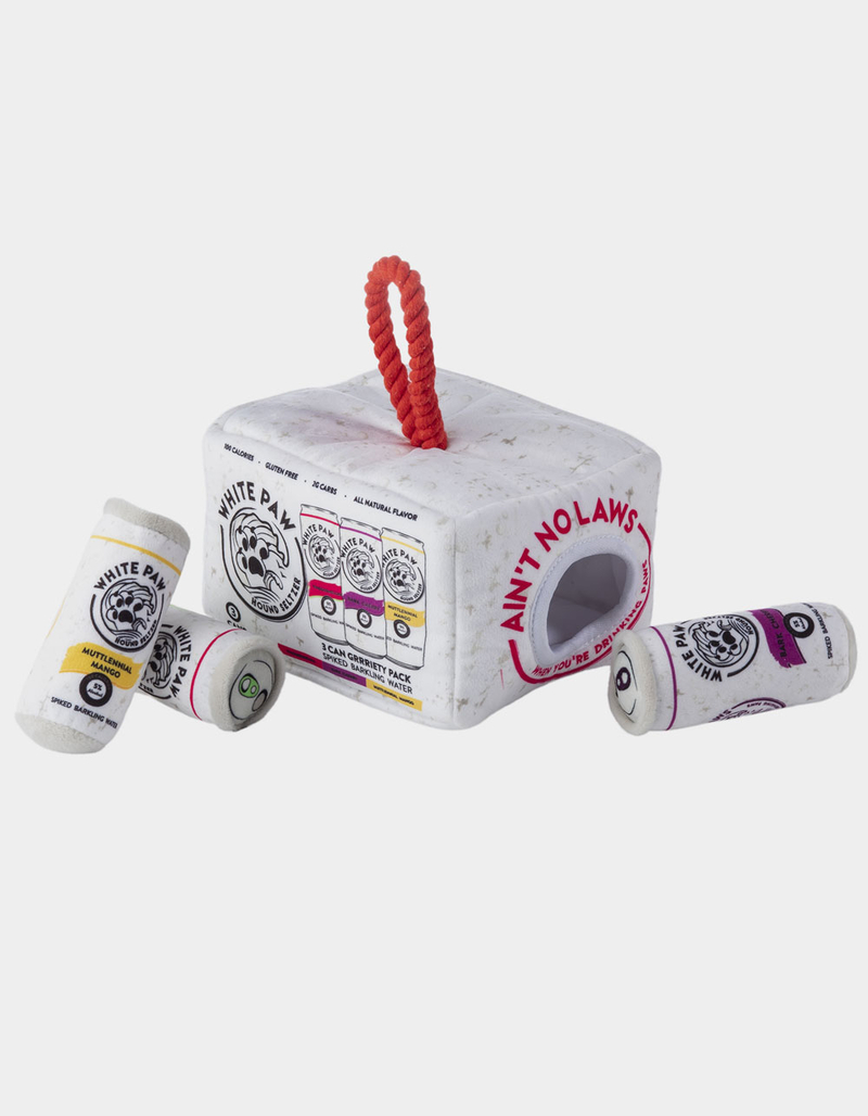 HAUTE DIGGITY DOG White Paw Grrriety Pack Activity House Dog Toy 4-Pack image number 0