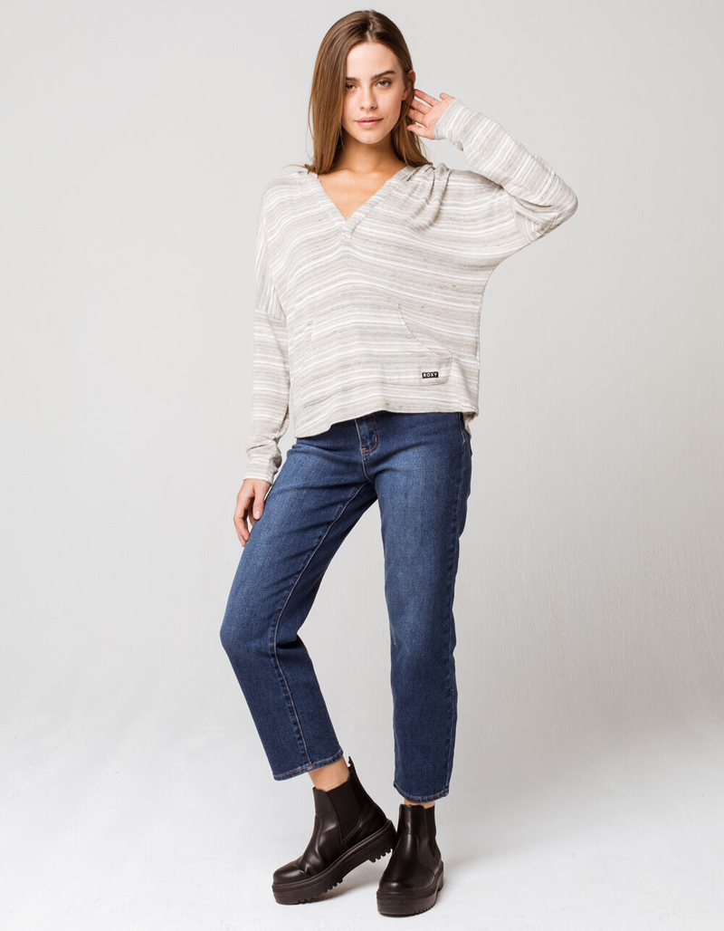 ROXY Sweet Thing Heather Stripes Womens Hooded Top image number 3