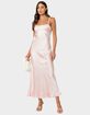 EDIKTED Vienna Open Back Satin Maxi Dress image number 2