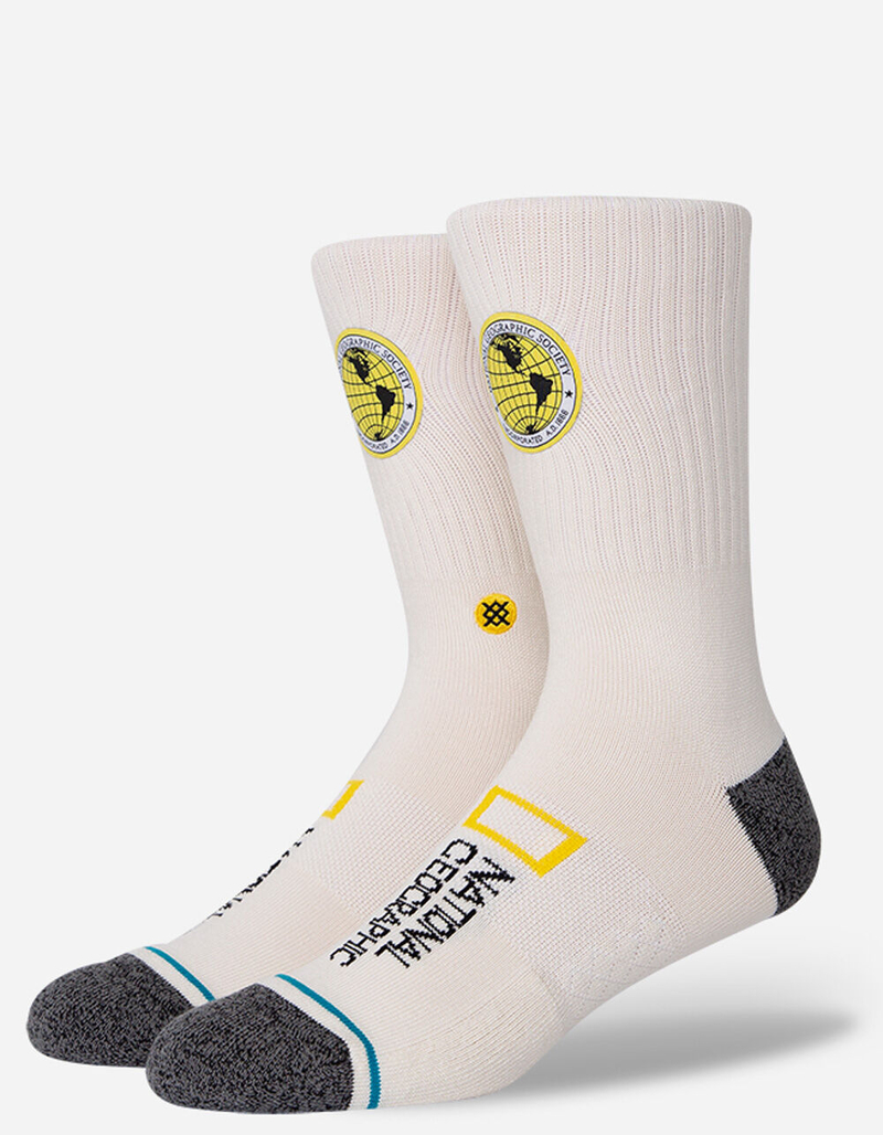 STANCE Explorers Patch Off Mens Crew Socks image number 0
