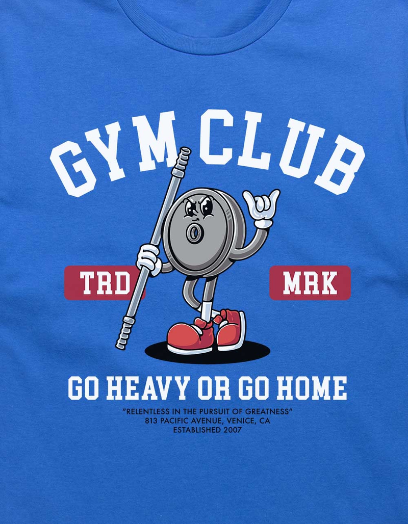 GYM Go Heavy Or Go Home Unisex Tee image number 1