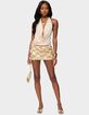 EDIKTED Sonia Sequin Mini Skort image number 5