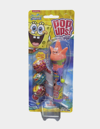 POP UPS SpongeBob SquarePants Flix Assorted Candy Lollipops  Alternative Image