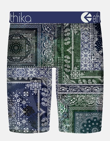 ETHIKA Indigo Bloom Staple Mens Boxer Briefs Alternative Image