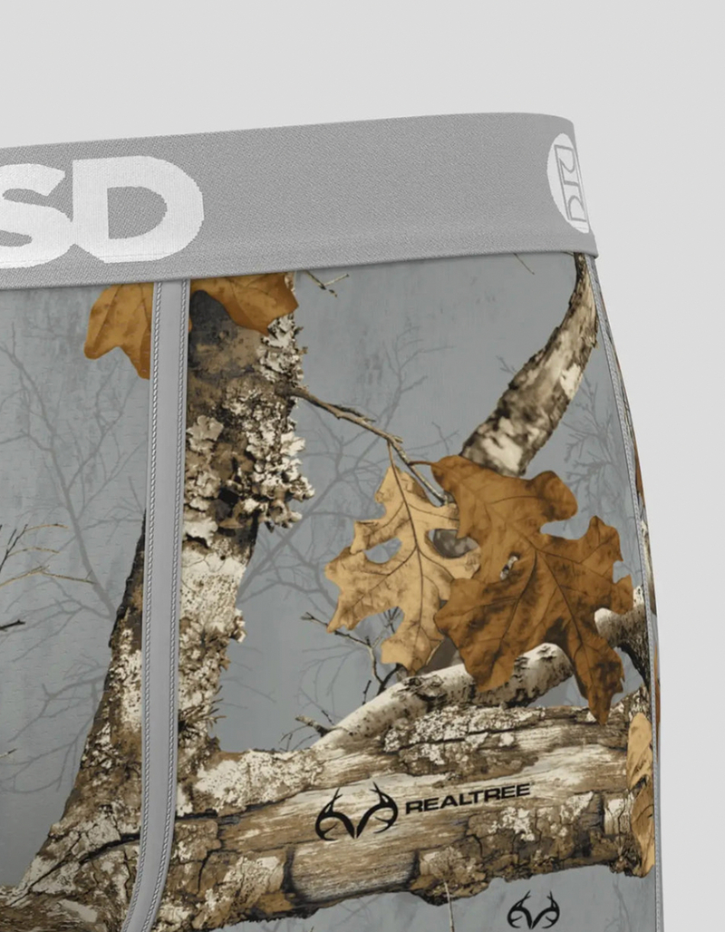 PSD x Realtree Edge Grey Mens Boxer Briefs image number 4