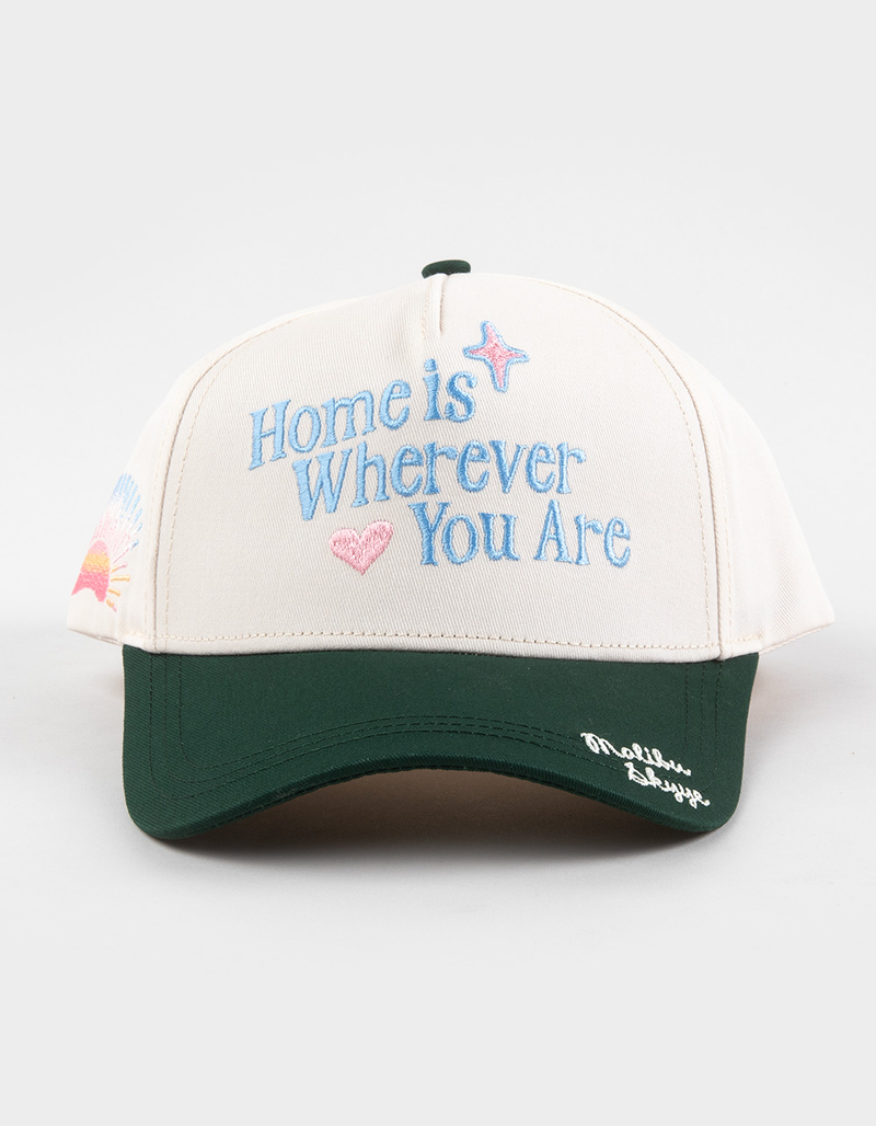 MALIBU SKYYE Home Is Wherever You Are Womens Snapback Hat image number 1