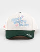 MALIBU SKYYE Home Is Wherever You Are Womens Snapback Hat image number 2