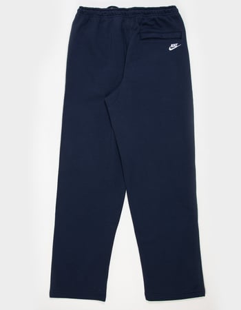 NIKE Club Mens Brushed Back Open Hem Sweatpants Alternative Image