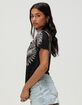 AFFLICTION Saint Womens Lace Up Tee image number 3