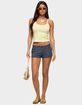 EDIKTED Lina Pinstripe Shorts image number 5