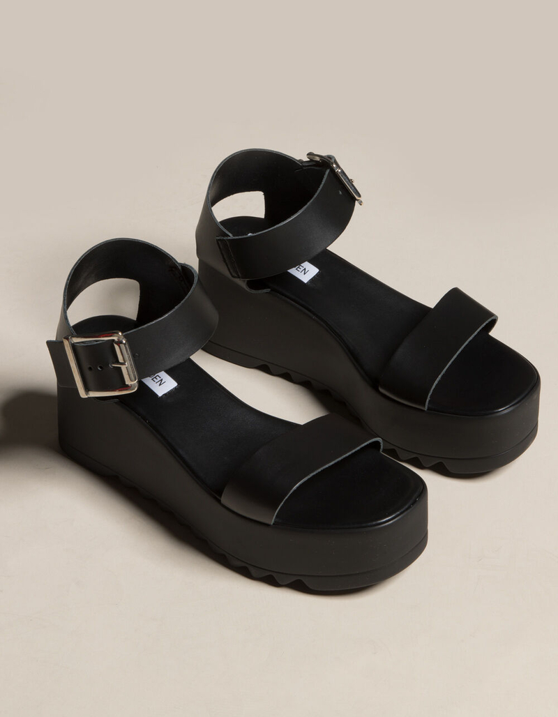 Black Steve Madden Wedges
