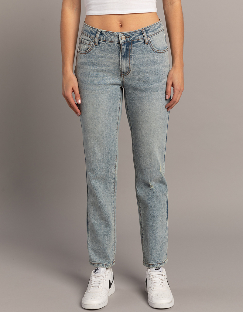RSQ Womens Low Rise Straight Jeans image number 1