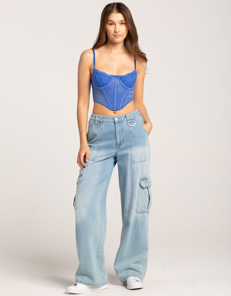 SKY & SPARROW Womens Lace Corset image number 3