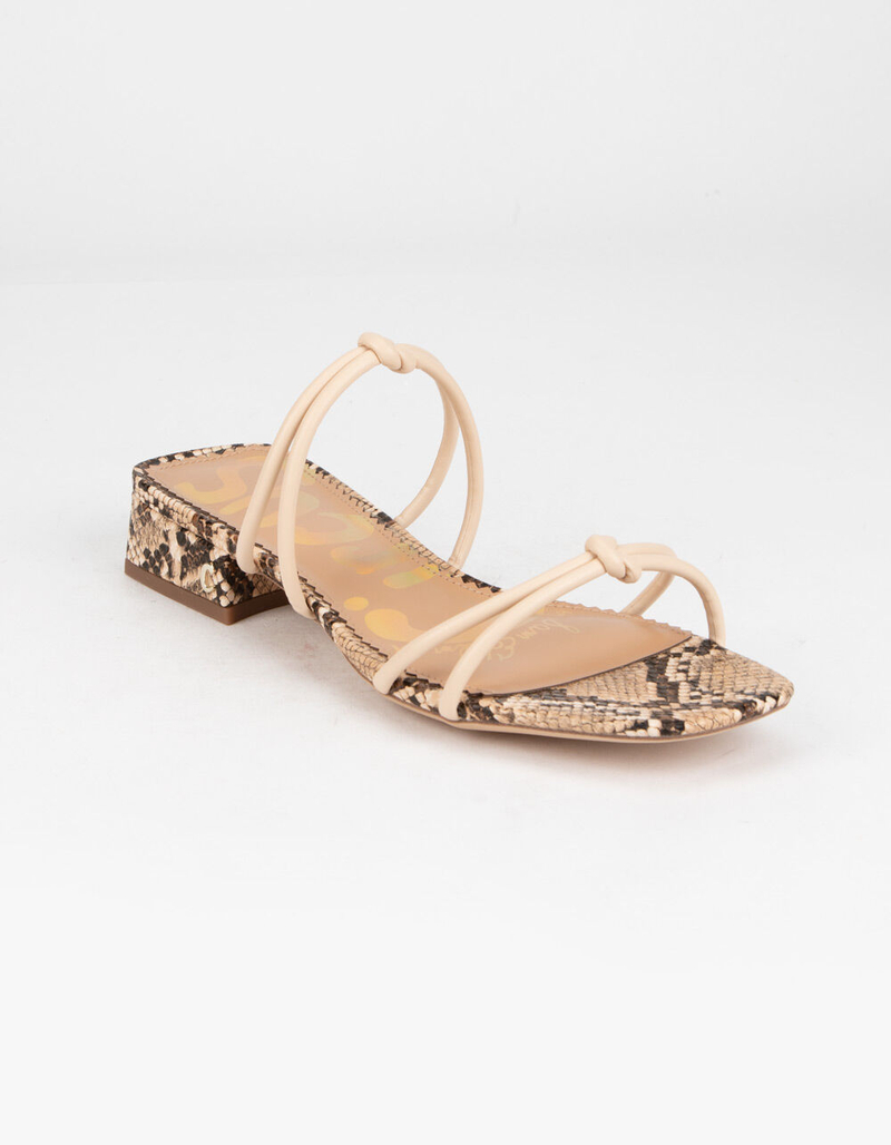 CIRCUS BY SAM EDELMAN Jay Womens Tan & Snake Print Sandals image number 0
