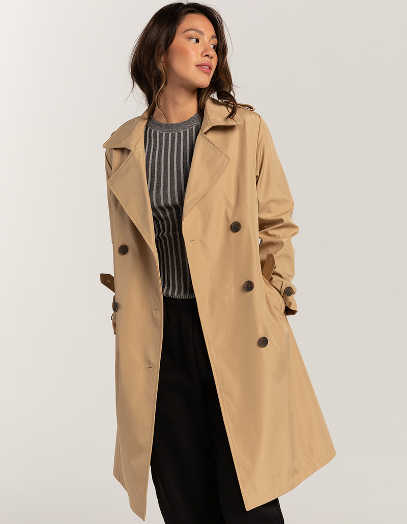 STOOSH Long Womens Trench Coat image number 0
