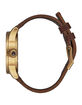 NIXON Sentry Leather Navy & Brown Leather Watch image number 3