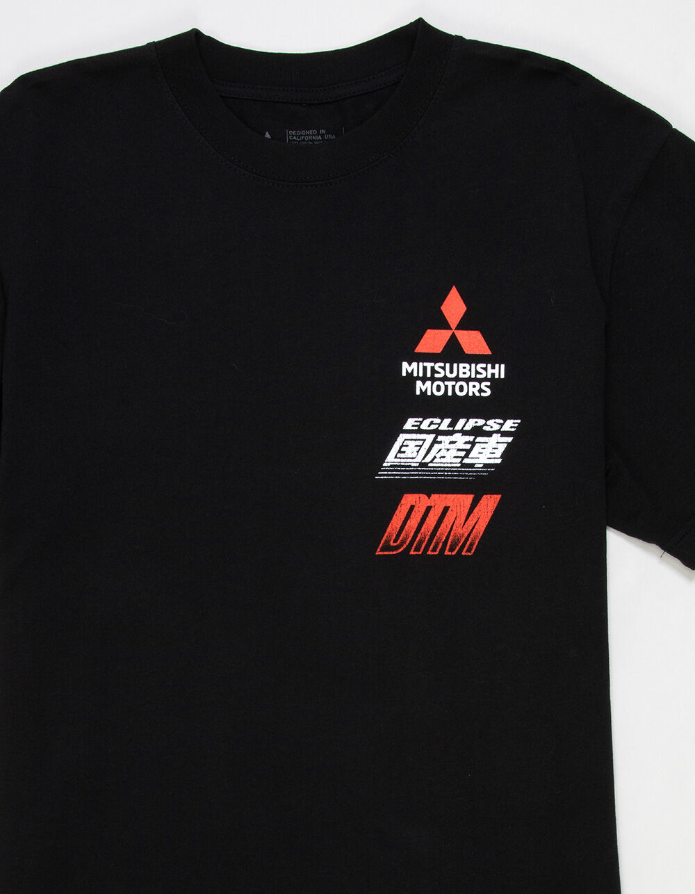 MITSUBISHI Eclipse Mens Boxy Tee - WASHED BLACK - XL | Tillys