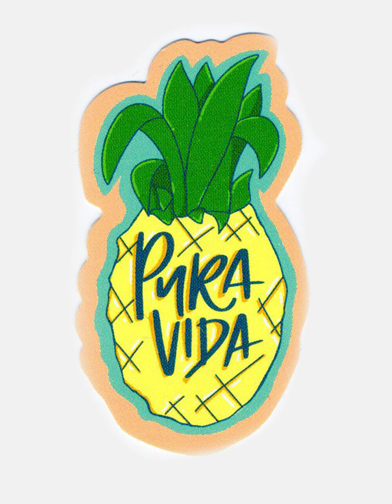PURA VIDA Cool And Sweet Pineapple Sticker image number 0