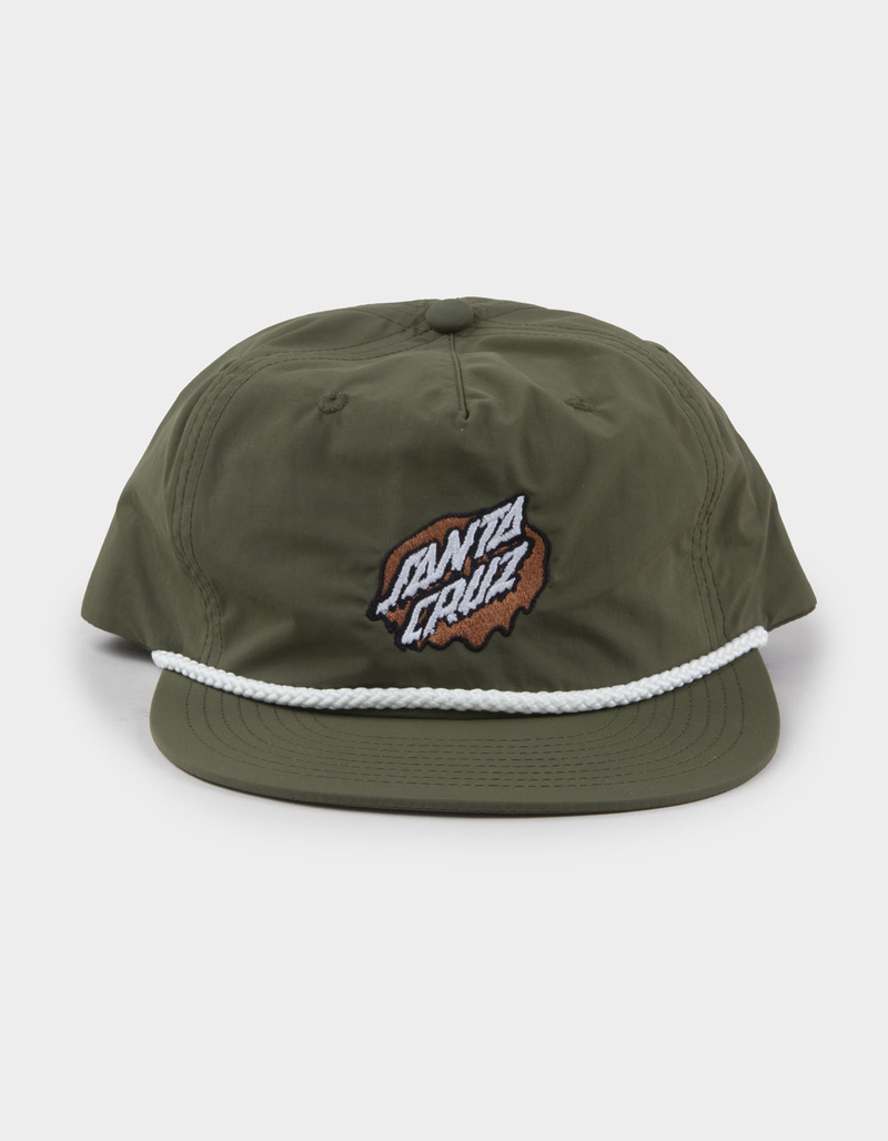 SANTA CRUZ Slime Dot 5 Panel Snapback Hat image number 1