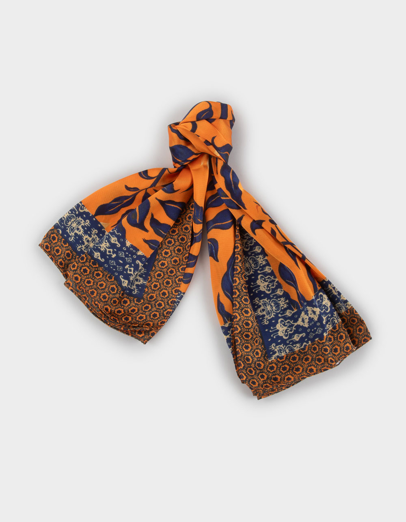 FULL TILT Printed Satin Scarf image number 0