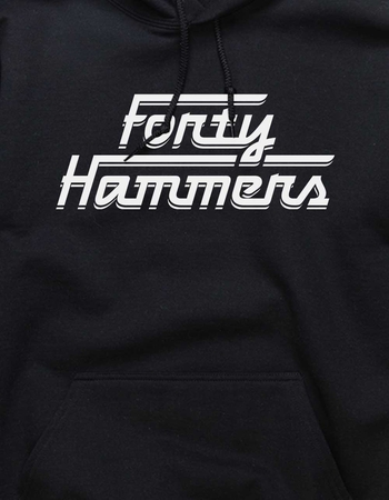 FORTY HAMMERS Script Logo Unisex Hoodie Alternative Image