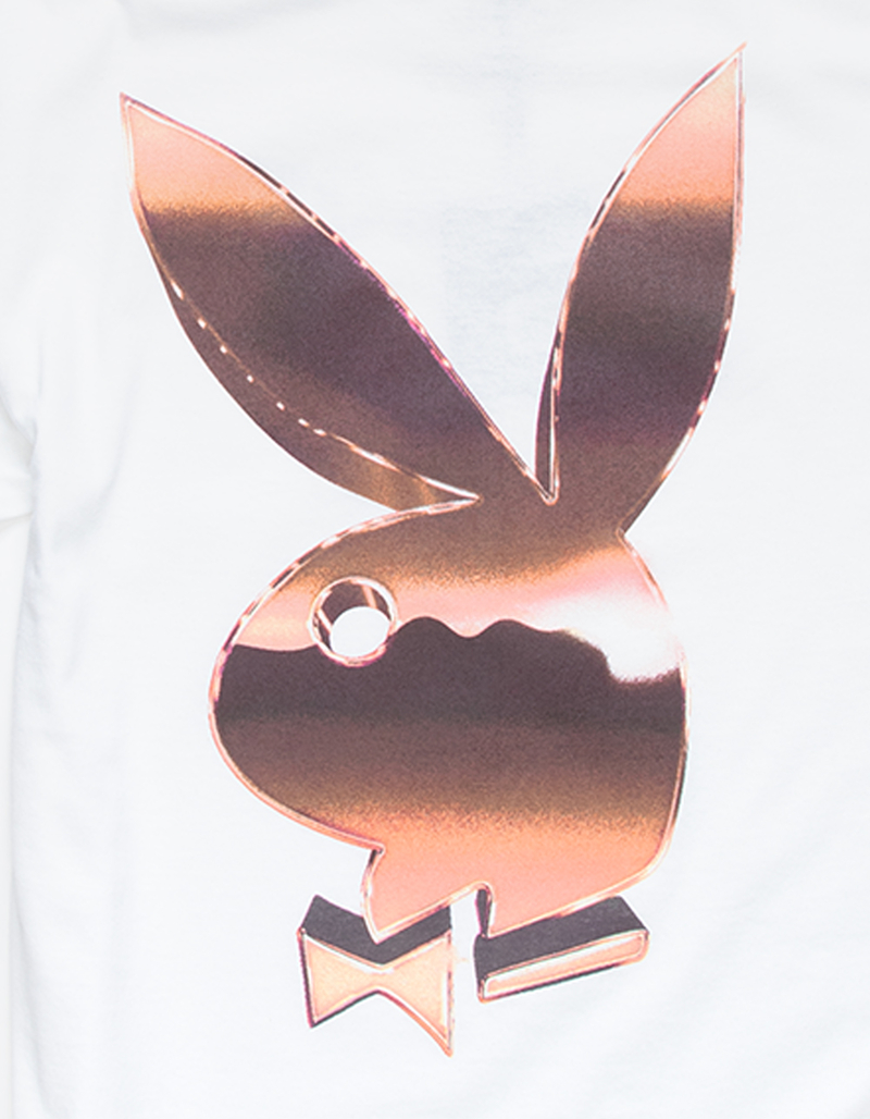 PLAYBOY Chrome Bunny Logo Mens Tee image number 2