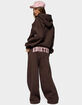 EDIKTED Glow Rhinestone Sweatpants image number 4