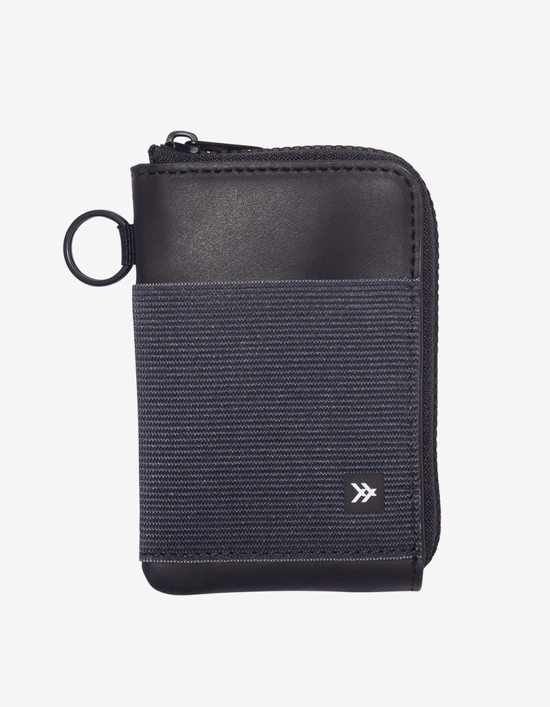 THREAD Black Zipper Wallet image number 0