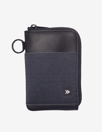 THREAD Black Zipper Wallet Primary Image
