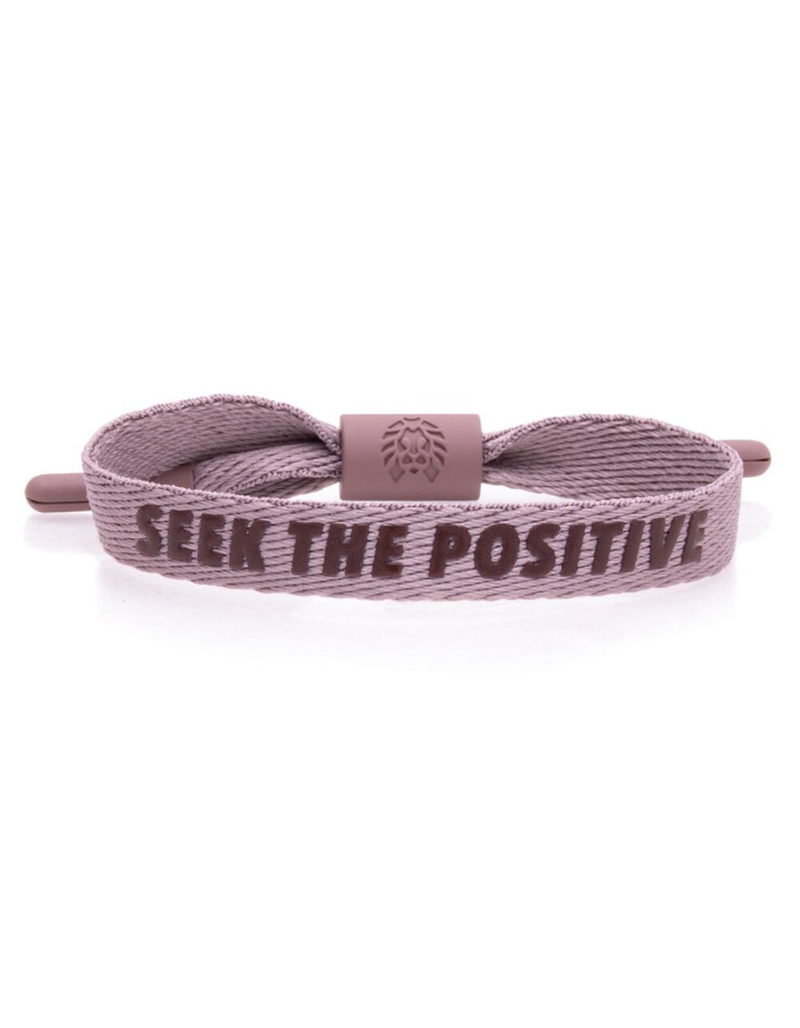 RASTACLAT Seek The Positive Plum Single Lace Bracelet image number 0