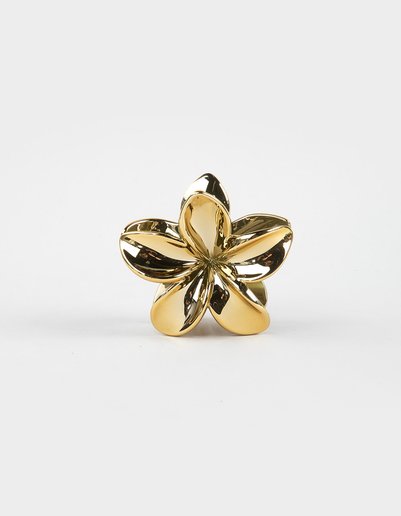 FULL TILT Metallic Floral Claw Clip image number 1