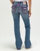 TRUE RELIGION Becca Mid Rise Super T Womens Bootcut Jeans image number 2