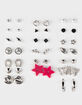 FULL TILT 20 Pack Star & Butterfly Hoop Earring Set image number 1