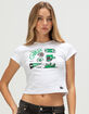 HYPE AND VICE Boston Celtics Womens Baby Tee image number 1
