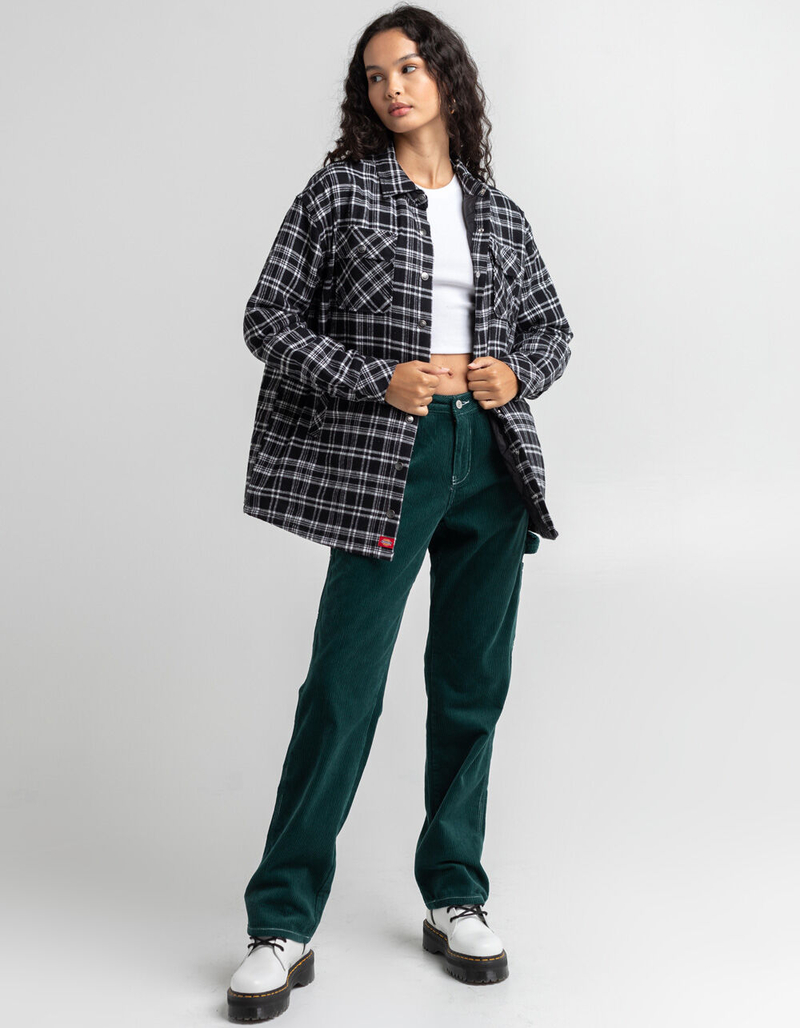 DICKIES Flannel Oversized Womens Jacket image number 3