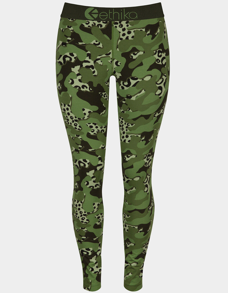 ETHIKA Camo Leopard Womens Leggings image number 3