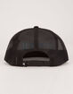 HURLEY One & Only Black Mens Trucker Hat image number 2
