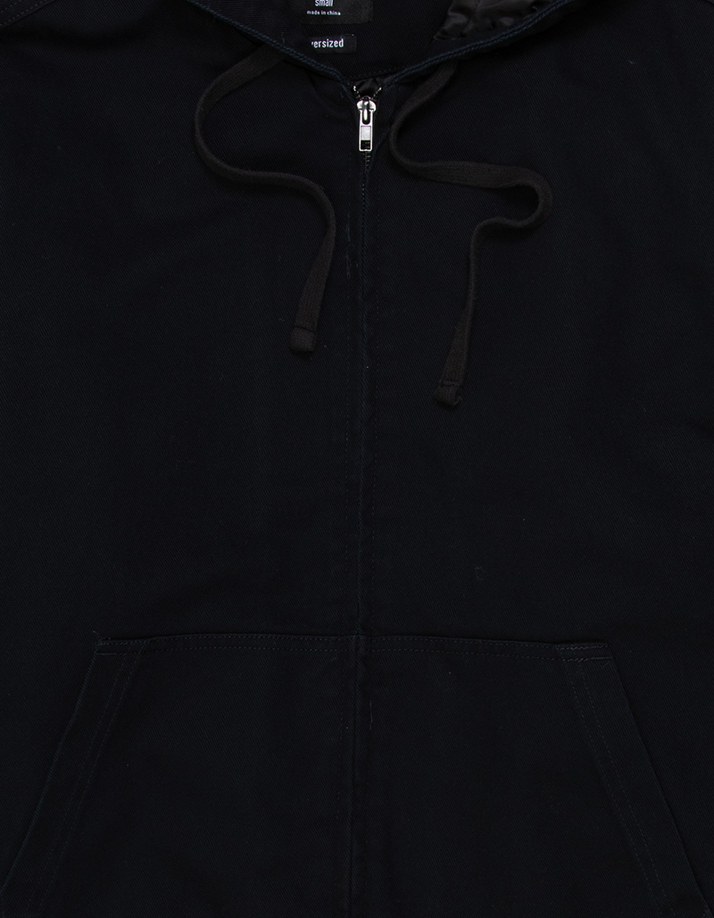 RSQ Mens Oversized Hooded Twill Jacket image number 2