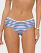 EDIKTED Carlota Striped Boyshort Bikini Bottoms image number 1