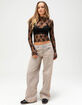 FULL TILT Womens Lace Long Sleeve Tee image number 5