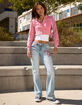 VON DUTCH Low Rise Flap Pocket Womens Bootcut Jeans image number 1