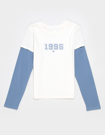 FULL TILT 1995 Star Girls Long Sleeve 2fer Tee  Primary Image