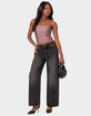 EDIKTED Maxeen Shiny Gathered Tube Top image number 2
