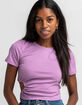 WEST OF MELROSE Cut To The Chase Womens Lavender Tee image number 2